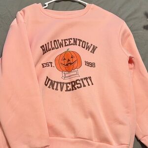 Halloweentown University Pumpkin Sweatshirt - Pink